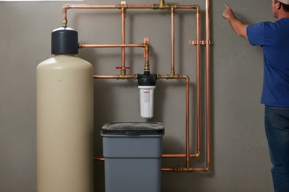 Whole-house water treatment system installed in Pasadena